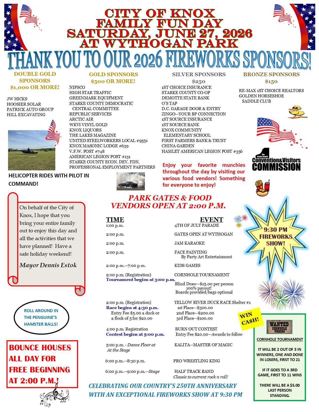 Family Fun Day Schedule 2026